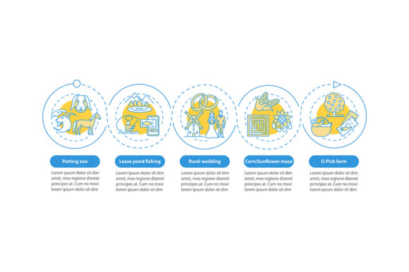Agritourism Vector Infographic Template Graphics Review