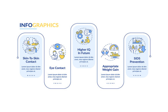 Breastfeeding Pros Vector Infographic for Creative Graphics