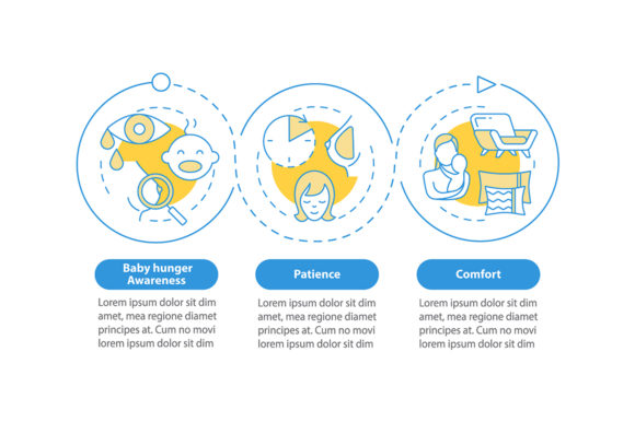 Breastfeeding Tips Vector Infographic: A Graphics Gem