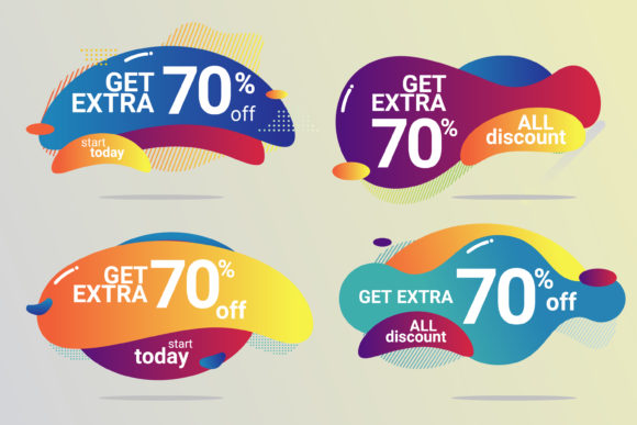 Creative Sales Special Price Signs Graphics & Infographics