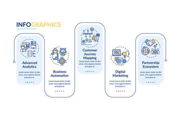 Digital Advisory Vector Infographic: Graphics Review