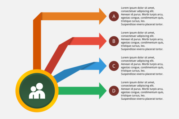 Infographic Template with Arrows: A Versatile Graphics Tool