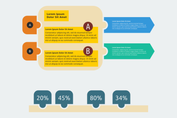 Level and Bullet Puzzle Infographic: A Versatile Graphics Tool