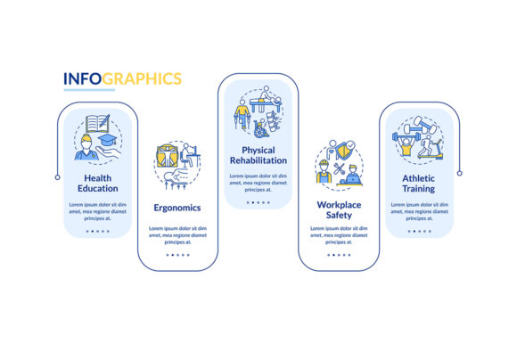 Physical Health Vector Infographic: Editorial Graphics Review